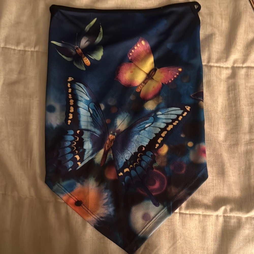 Butterfly Print germ protecting mask